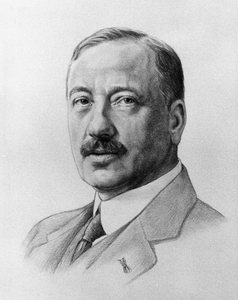 842412 Portret (getekend) van mr. dr. Frederik Alexander Carel (Alex) graaf van Lynden van Sandenburg (1873-1932), ...